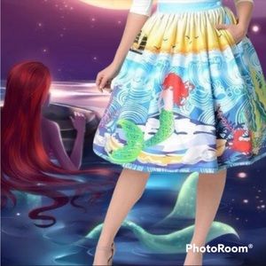NWT unique vintage mermaid ocean skirt